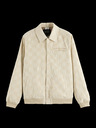 Scotch & Soda Krémová pánska manšestrová bunda Scotch & Soda College