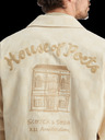 Scotch & Soda Krémová pánska manšestrová bunda Scotch & Soda College