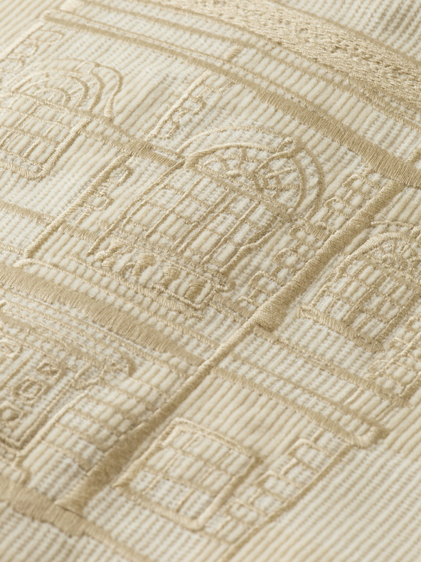 Scotch & Soda Krémová pánska manšestrová bunda Scotch & Soda College