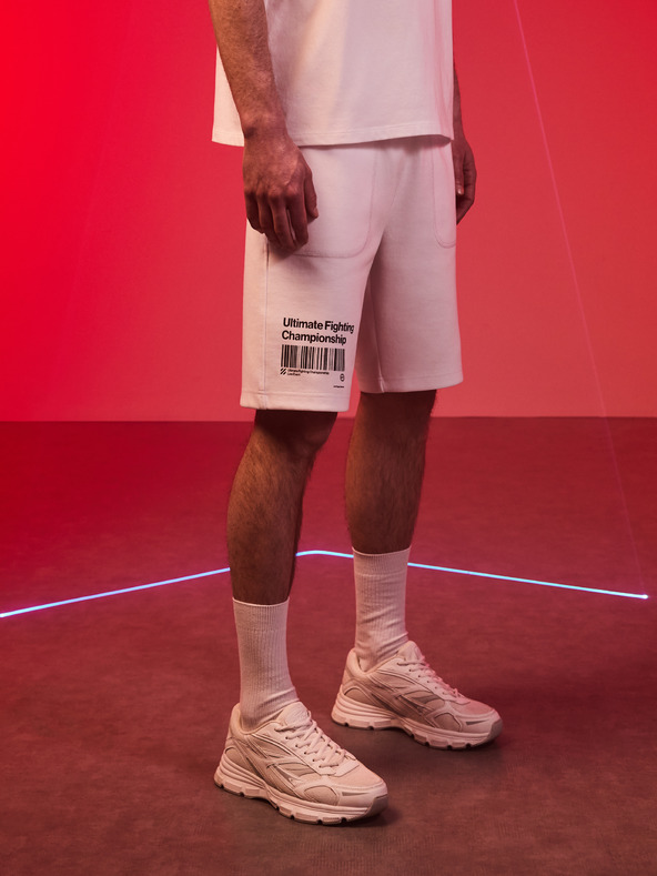 Celio Biele pánske krátke nohavice Celio UFC