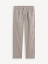 Celio Šedé pánske chino nohavice Celio Jopaper