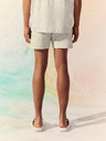 Celio Biele pánske vzorované plavky Celio One Piece
