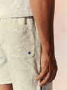 Celio Biele pánske vzorované plavky Celio One Piece