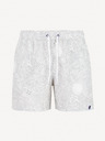 Celio Biele pánske vzorované plavky Celio One Piece