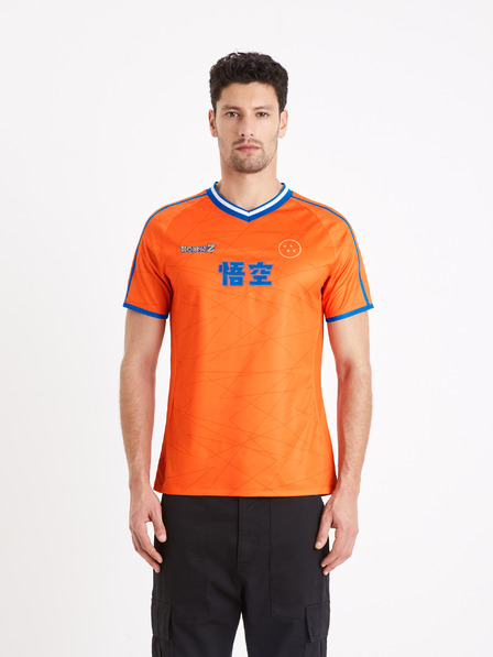 Celio Oranžové pánske tričko Celio Dragon Ball
