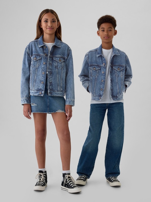 GAP Detská džínsová bunda Unisex Gap