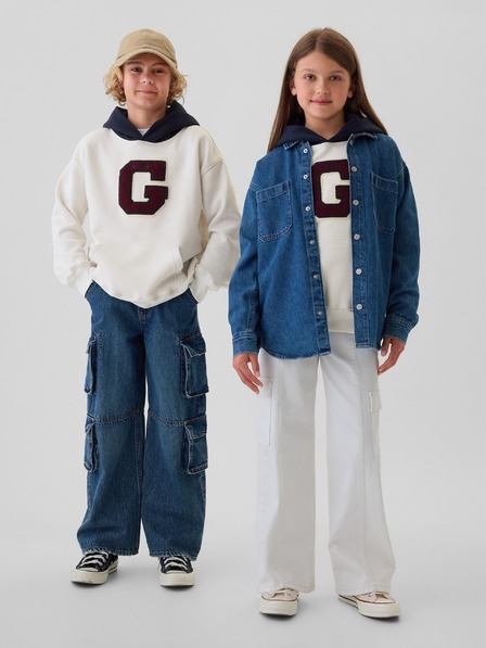 GAP Detská mikina s kapucňou Unisex Gap