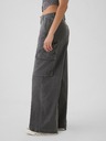 GAP Nohavice s vreckami Baggy Khaki Cargo GAP