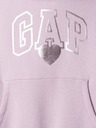 GAP Detská mikina s metalickou potlačou Logo GAP