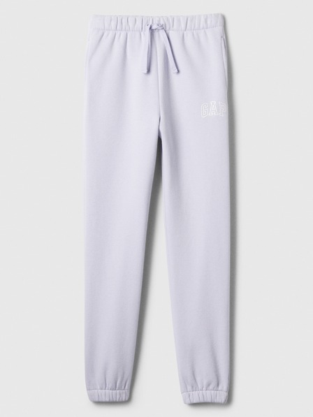 GAP Detské tepláky fleece logo army GAP