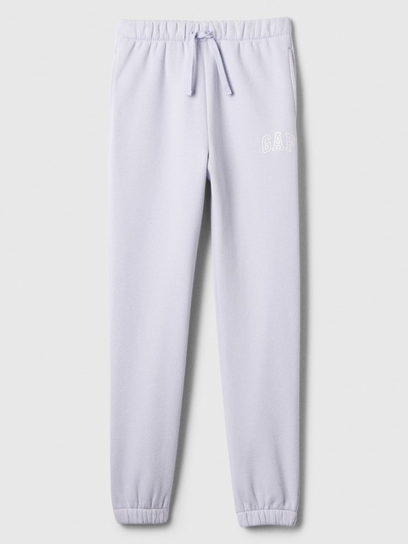 GAP Detské tepláky fleece logo army GAP