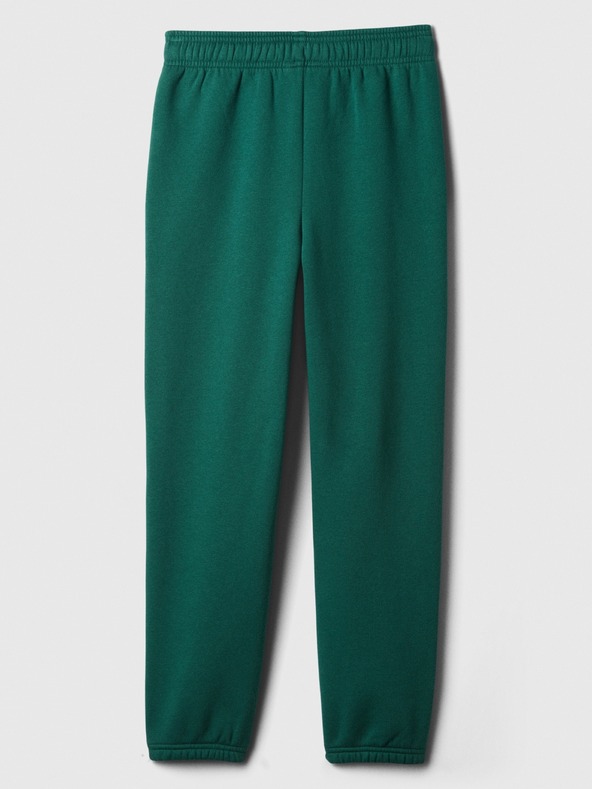 GAP Detské tepláky fleece logo army GAP