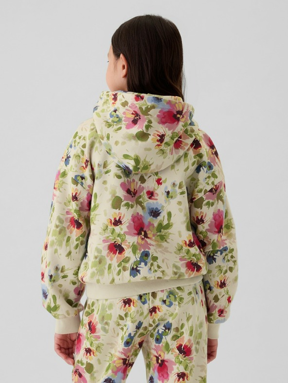 GAP Detská mikina s metalickou potlačou Logo GAP