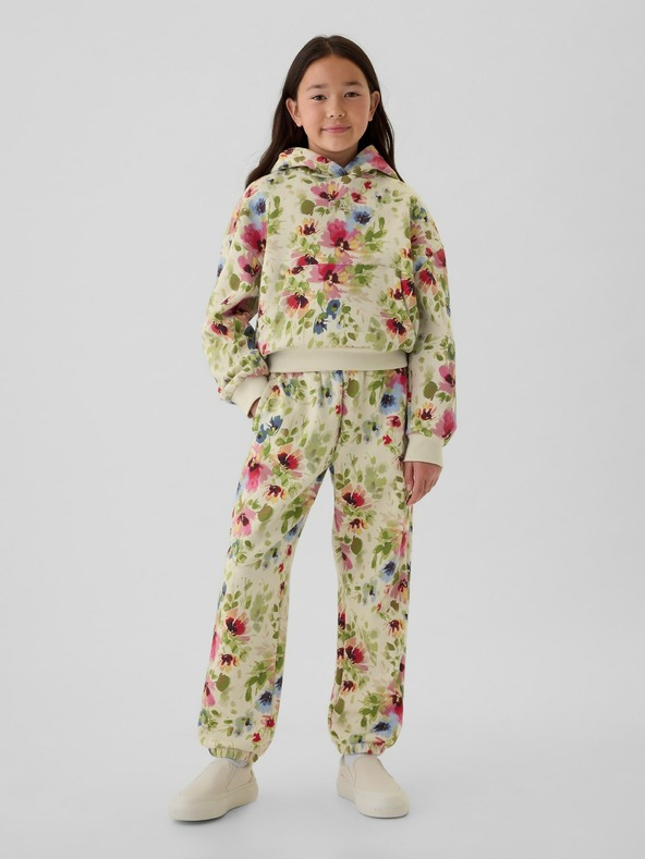 GAP Detská mikina s metalickou potlačou Logo GAP