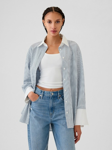 GAP Popelínová oversize košeľa Big Shirt GAP