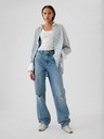 GAP Popelínová oversize košeľa Big Shirt GAP