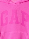 GAP Detská mikina s metalickou potlačou Logo GAP