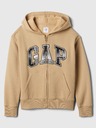 GAP Detská mikina s logom a fleece GAP