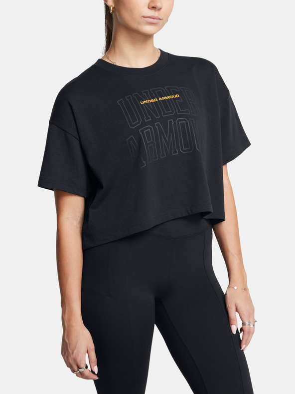 Under Armour Dámske tričko Under Armour UA W VARSITY MIX HW SS CROP