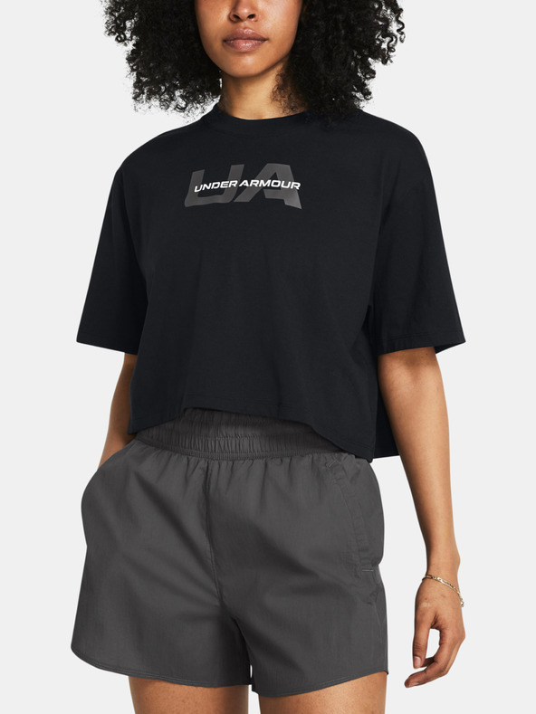 Under Armour UA Boxy Crop Branded SS Tričko
