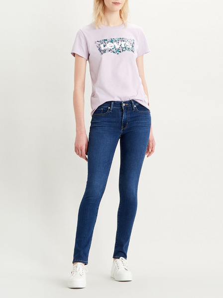 Levi's® Tmavomodré dámske džínsy Levi's® 711 skinny fit
