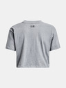 Under Armour Dámske tričko Under Armour UA COLLEGIATE CREST CROP SS