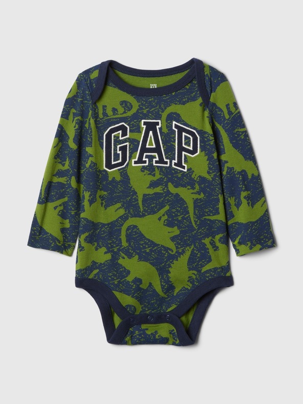 GAP Baby bavlnené body s logom GAP