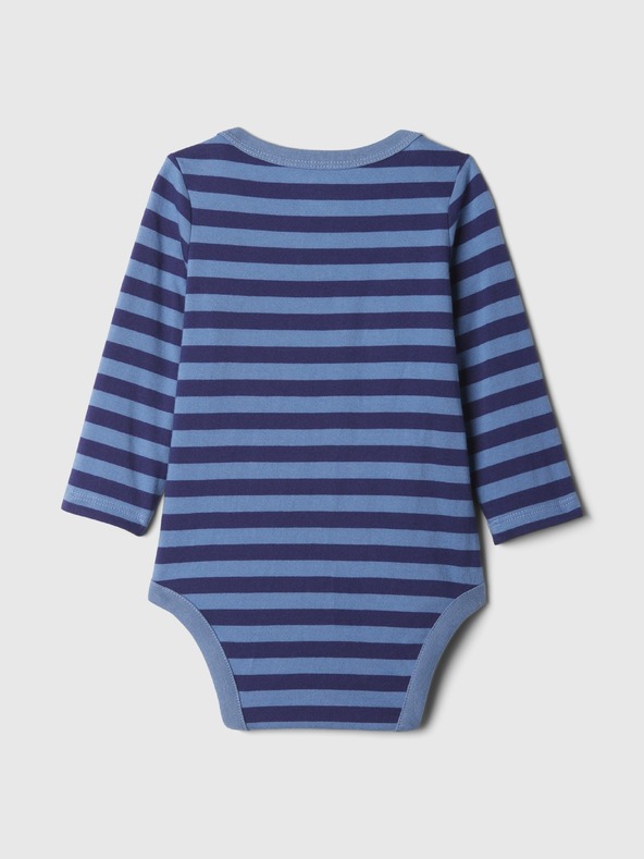 GAP Baby bavlnené body s logom GAP