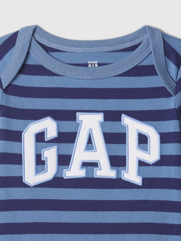 GAP Baby bavlnené body s logom GAP