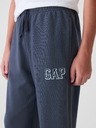 GAP Detské tepláky fleece logo army GAP