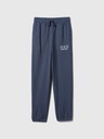 GAP Detské tepláky fleece logo army GAP