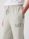 GAP Detské tepláky fleece logo army GAP