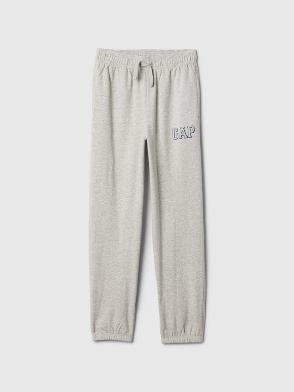 GAP Detské tepláky fleece logo army GAP