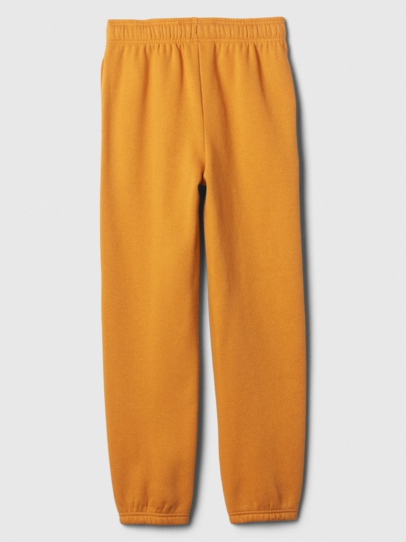 GAP Detské tepláky fleece logo army GAP