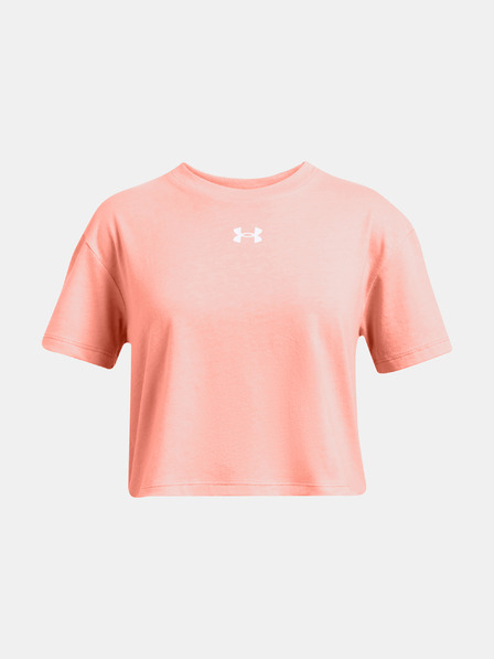 Under Armour Dievčenské tričko Under Armour UA CROP SPORTSTYLE LOGO SS