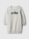 GAP Baby mikinové šaty s logom GAP