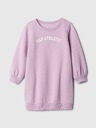 GAP Baby mikinové šaty s logom GAP