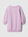 GAP Baby mikinové šaty s logom GAP