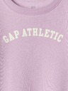 GAP Baby mikinové šaty s logom GAP