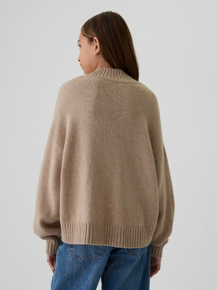 GAP Detský oversize sveter CashSoft GAP