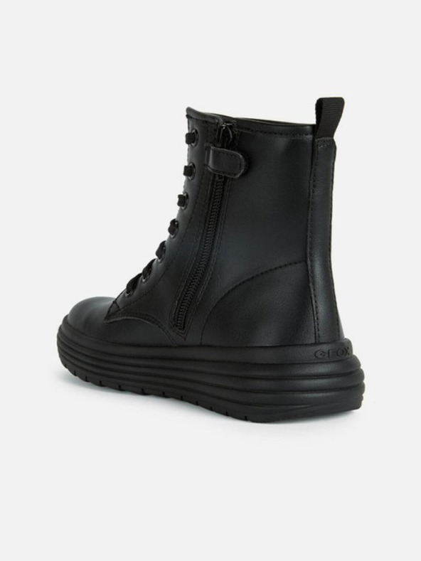 Geox Čierne dievčenské členkové topánky Geox Phaolae