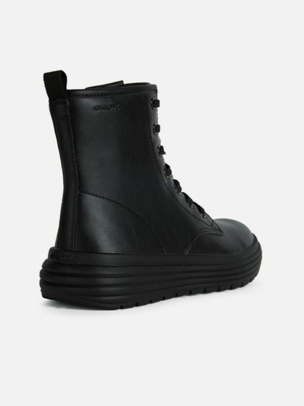 Geox Čierne dievčenské členkové topánky Geox Phaolae