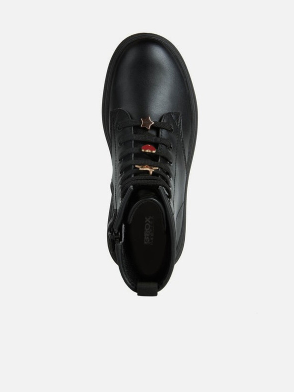 Geox Čierne dievčenské členkové topánky Geox Phaolae