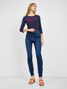 Orsay Tmavomodré dámske skinny fit džínsy ORSAY