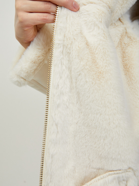 Orsay Krémová semišová dámska bunda ORSAY