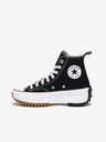 Converse Čierne dámske členkové tenisky na platforme Converse Run Star Hike