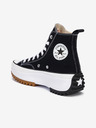 Converse Čierne dámske členkové tenisky na platforme Converse Run Star Hike