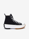 Converse Čierne dámske členkové tenisky na platforme Converse Run Star Hike