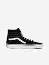 Vans Čierne semišové členkové topánky VANS Sk8-Hi