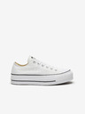 Converse Biele plátenné tenisky Converse Chuck Taylor All Star Platform